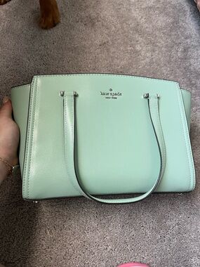 kate spade Mint Green Structured Satchel